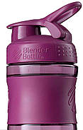 Шейкер спортивний (пляшка) BlenderBottle SportMixer Flip 28oz/820ml Plum, фото 5