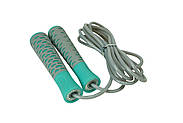 Скакалка PowerPlay 4206 Jump Rope PRO+ Сіро-м'ятна (2,75m.), фото 4