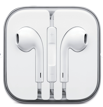 Навушники для телефона EarPods з роз'ємом Lightning, дротова гарнітура Білий (KG-5292)
