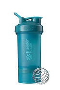Шейкер спортивный BlenderBottle ProStak 22oz/650ml с 2-мя контейнерами Teal (ORIGINAL), фото 3