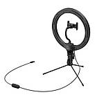 Держатель с кольцевым освещением Baseus CRZB10-A01, черный, фото 2