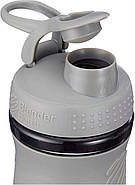Шейкер спортивний (пляшка) BlenderBottle SportMixer Flip 20oz/590ml Grey, фото 7