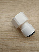 Фітинг з внутрішнім різьбленням 3/8"-1/2" (трубка-різьба)