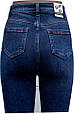 Джинси жіночі утеплені завужені з високою посадкою Американка Pink Girl, фото 3