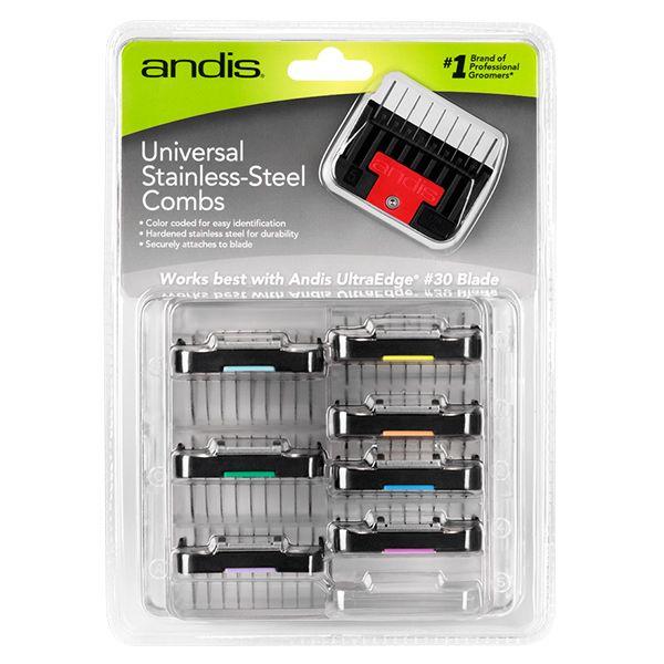 Комплект насадок Andis Universal Stainless Steel Combs 8 шт.