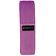 Резинка для фітнесу тканева 4yourhealth Fitness Band Heavy 37 kg. Фіолетова 0958, фото 3