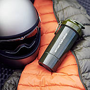 Шейкер спортивний Smartshake Original2GO One 800ml Army Green, фото 7