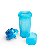 Шейкер спортивний SmartShake Slim 500ml Neon Blue, фото 4