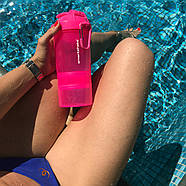 Шейкер спортивний SmartShake Original2GO 600ml Neon Pink, фото 7