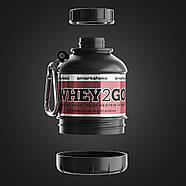 Контейнер Smartshake Whey2Go Funnel Pillbox 110ml Black, фото 4