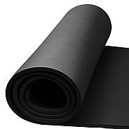 Килимок для йоги та фітнесу + чохол 4yourhealth Fitness Yoga Mat 0132 (180*61*1см) Чорний, фото 5