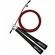 Скакалка швидкісна Power System PS-4033 Crossfit Jump Rope Red (2,8m.), фото 3