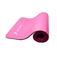 Килимок для йоги та фітнесу + чохол 4yourhealth Fitness Yoga Mat 0125 (180*61*1см) Рожевий, фото 3