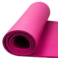 Килимок для йоги та фітнесу + чохол 4yourhealth Fitness Yoga Mat 0125 (180*61*1см) Рожевий, фото 4