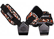 Крюки для тяги на запястья Power System Hooks Camo PS-3370 Black/Red L, фото 2