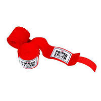 Бинти для боксу Power System PS-3404 Boxing Wraps Red (4 м)