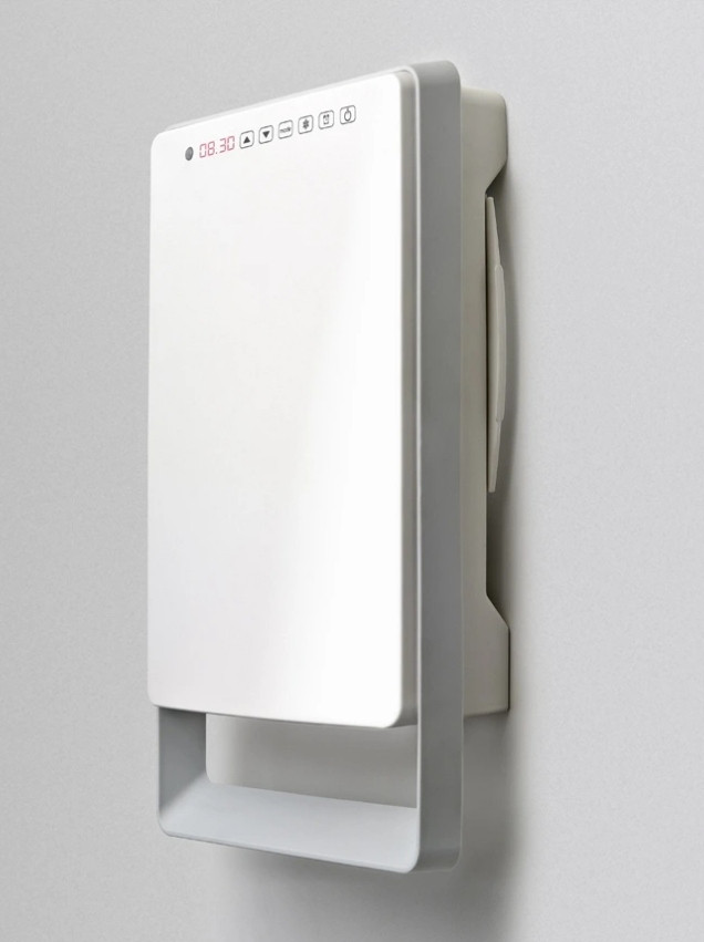 Радіатор електричний для ванної кімнати Redialight TOUCH 1800 W 30 x 50 мм білий