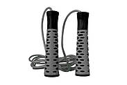 Скакалка PowerPlay 4206 Jump Rope PRO+ Сіро-чорна (2,75m.), фото 3