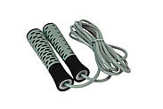 Скакалка PowerPlay 4206 Jump Rope PRO+ Сіро-чорна (2,75m.), фото 4