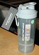 Шейкер спортивний SmartShake Original2GO One 800ml Mist Gray, фото 9