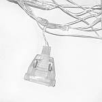 Світлодіодна гірлянда сітка 120LED 1.5х1.5 м білий силіконовий шнур різнокольорова, фото 5