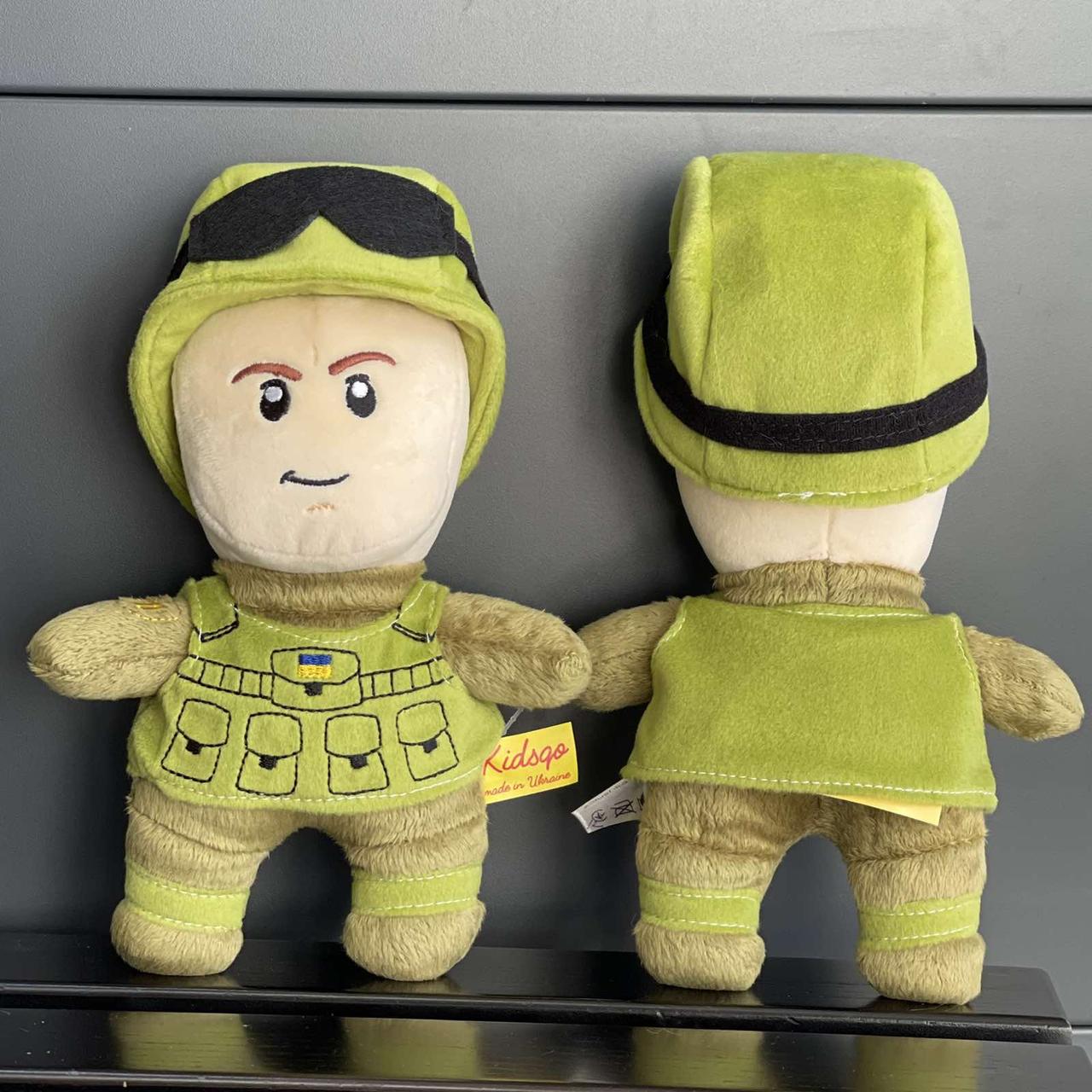 Іграшка мяка "Солдат ЗСУ без бороди", Мягкая игрушка "Солдат" ТМ "Золушка", фото 1