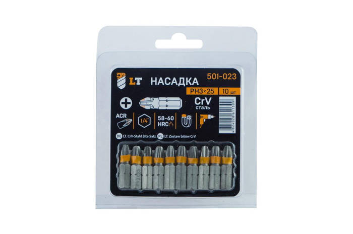 Купить Бита LT - PH3 x 25 мм, цена 99 ₴ — Prom.ua (ID#1690155557)