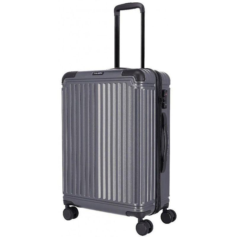 Чемодан на 4 Колесах Дорожный 45x67x26 См. Антрацит Travelite 2202748 ...