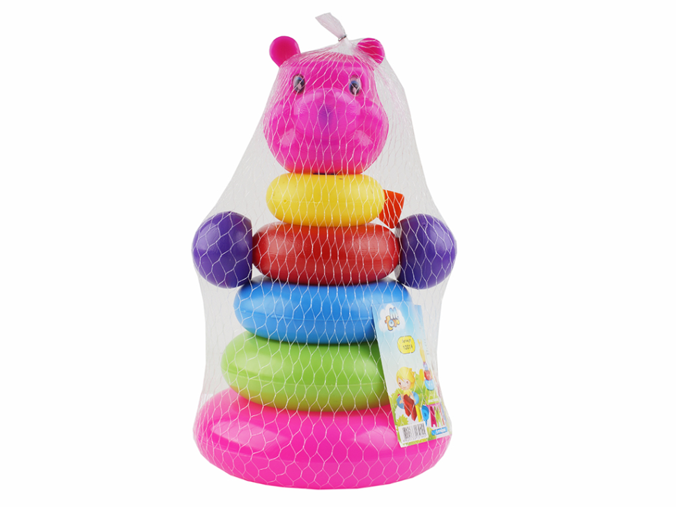 Развивающая Пирамидка Сортер "Медведь" 12019 Пластиковая — Купить ...