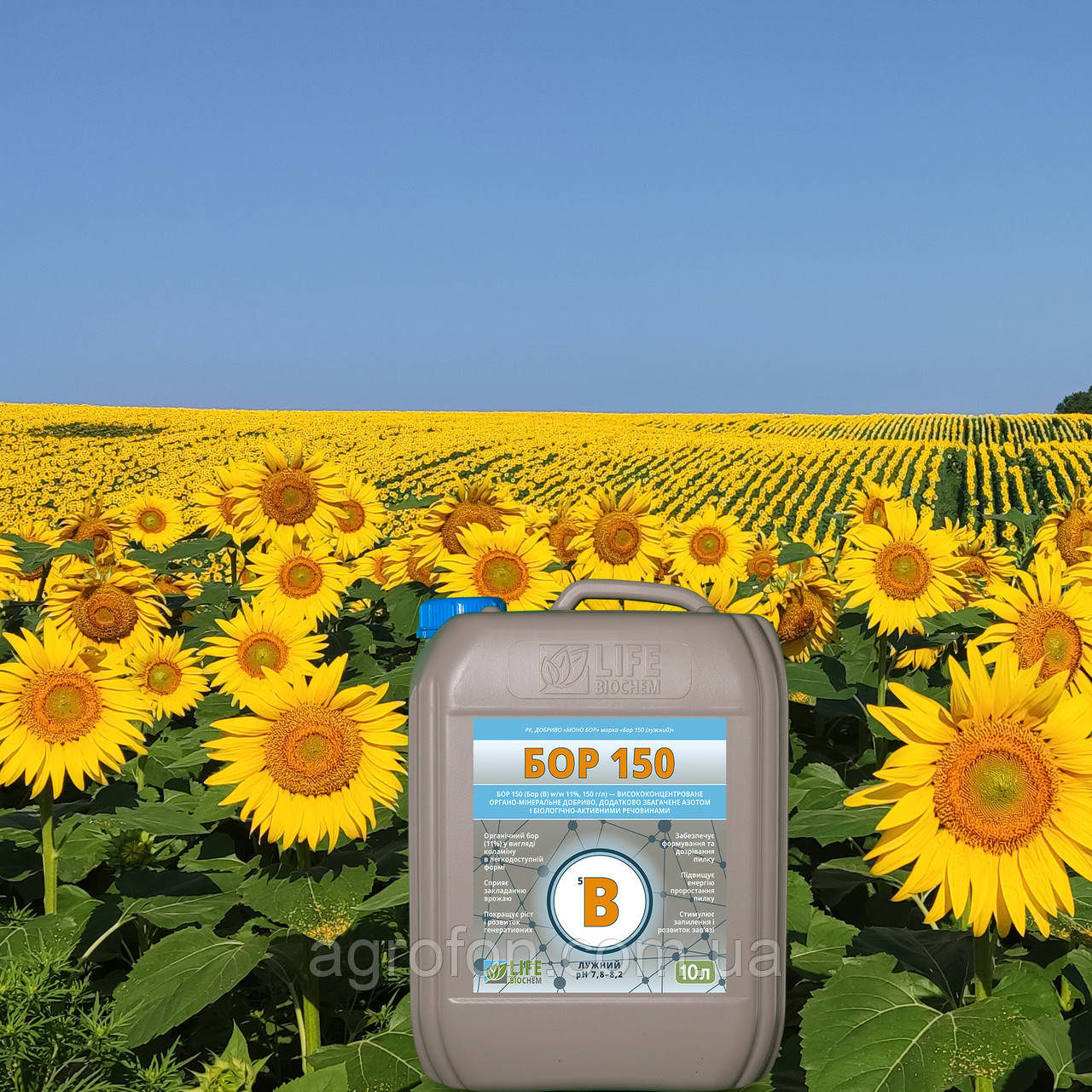 Мікродобрива Бор для Соняшнику Лайф Біохем, фото 1
