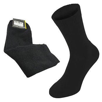 Термошкарпетки чоловічі на зиму Розмір 41-45 Чорні / Трекінгові шкарпетки / Махрові зимові термошкарпетки