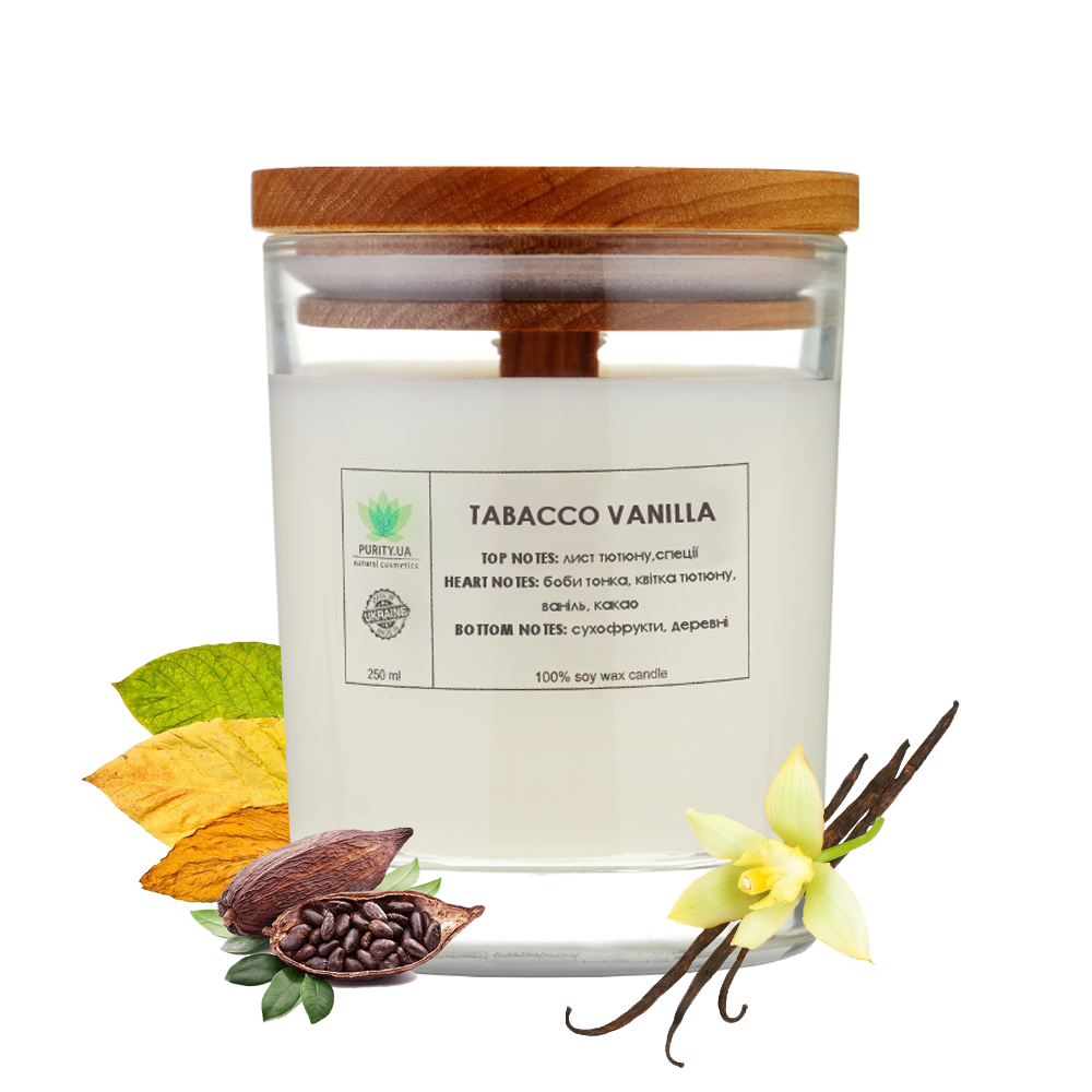 Аромасвічка Purity Tabacco Vanilla 150 грам