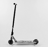 Самокат трюковий Best Scooter Scream of Fear анодоване покриття , Сірий, фото 2