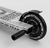 Самокат трюковий Best Scooter Scream of Fear анодоване покриття , Сірий, фото 5