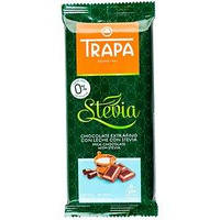 Шоколад без сахара молочный Stevia Trapa 75г