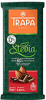 Шоколад без сахара черный 80% Stevia Trapa 75г