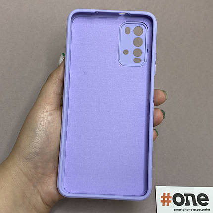 Чохол для Xiaomi Redmi 9T матовий з мікрофіброю захистом для камери чохол на сяомі редмі 9т бузковий S1Q, фото 3