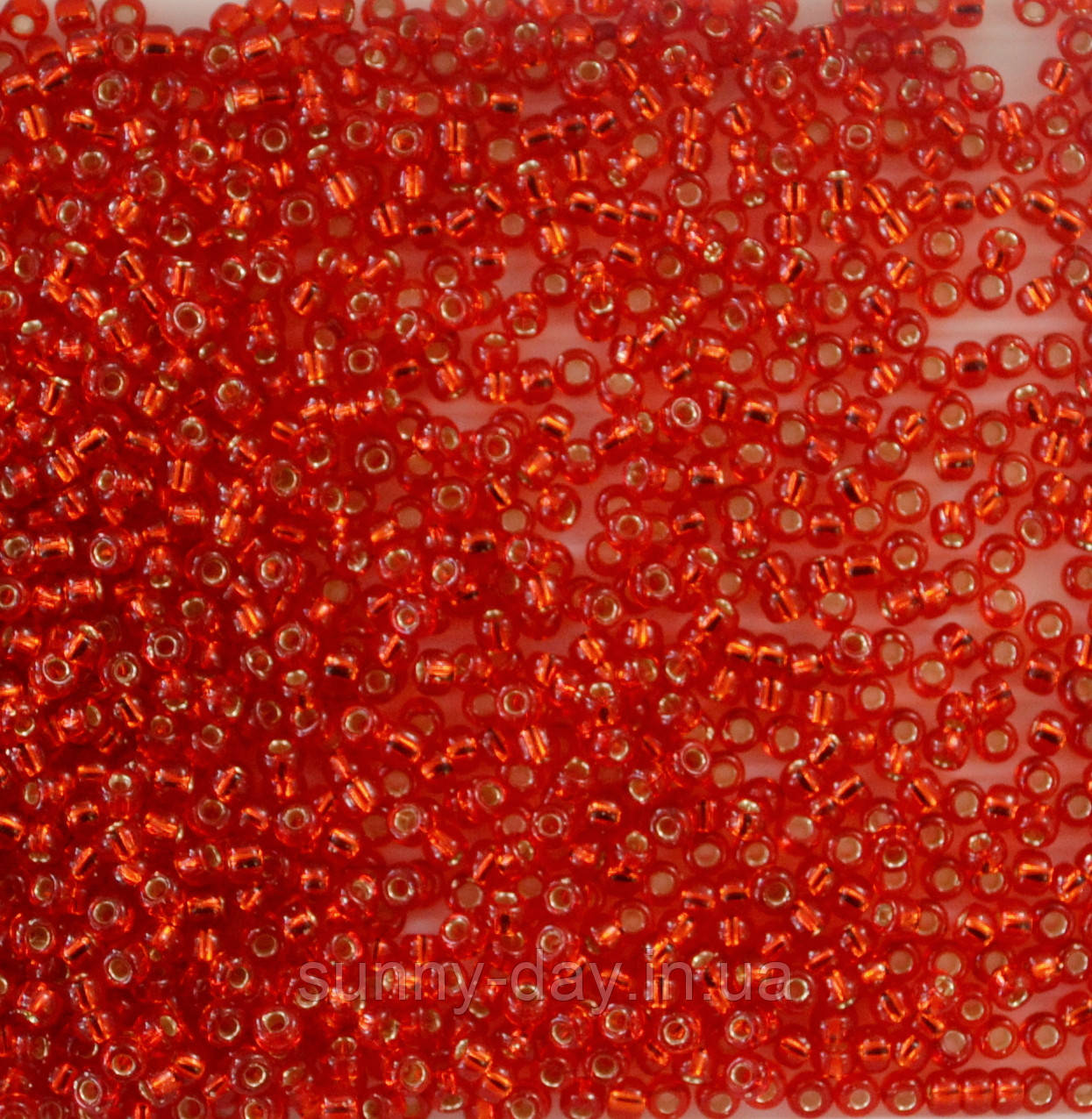 Бісер Miyuki Round Rocailles 10/0 колір - блискучий світло червоний, фото 1