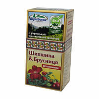 Фиточай Шиповник&брусника Витаминный Верховинка 20пак.х1,5г