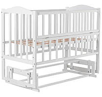 Ліжко Babyroom Зайченя ZL201 маятник, відкидний бік біла