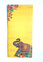 Конверт, 18х8, 5 см, індійський жовтий для грошей