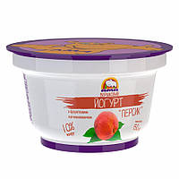 Йогурт сливочный с фруктовым наполнителем Персик 10% АМА 150г