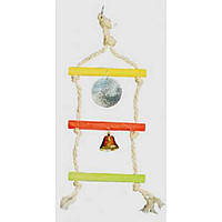 004/2 Підвіска потрійна сизаль (дзеркало+звоник)