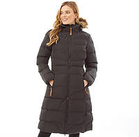 Женская длинная водонепроницаемая куртка (пальто) Trespass Audrey с капюшоном, черная