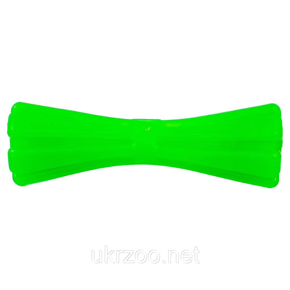 Іграшка "AGILITY"для собак гантель  8см, зелена, фото 1