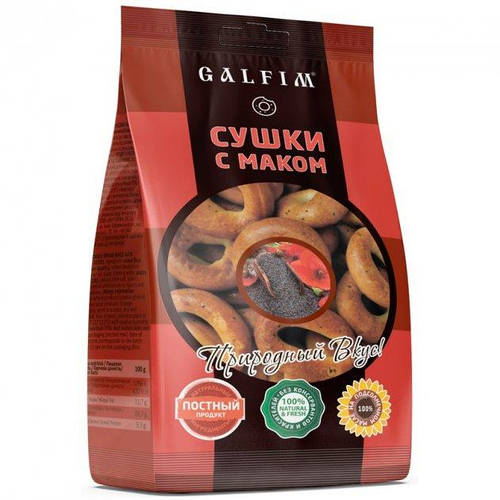 Купить Сушки с маком Galfim 200г, цена 38.50 ₴ — Prom.ua (ID#1690181473)