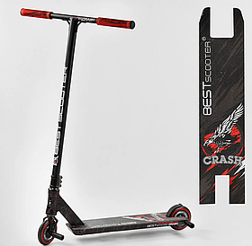 Самокат трюковий Best Scooter Crash HIC-система, колеса 110 мм, Червоний 67839