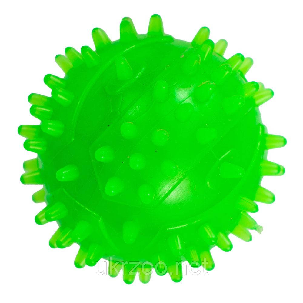 Іграшка "AGILITY"для собак м'яч з шипами  6см, зелений, фото 1