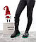 Жіночі зимові чорні Черевики Bottega Veneta, фото 4