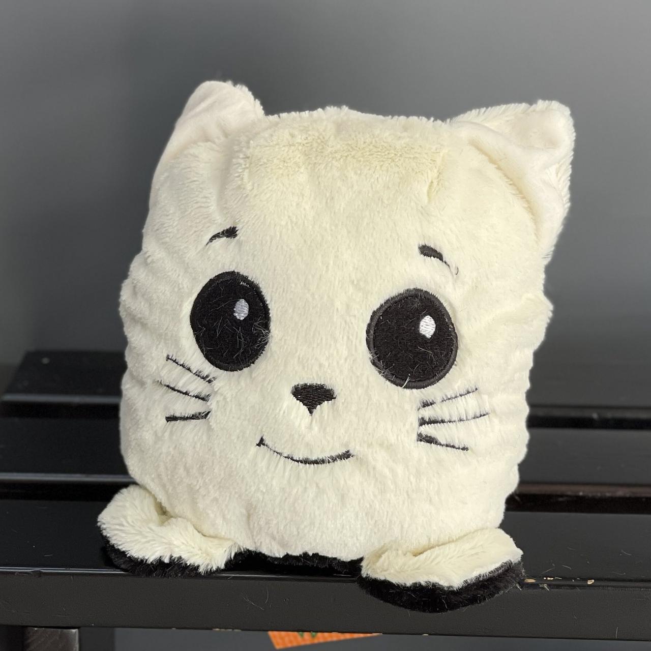 Іграшка мяка двостороння "Котик", Мягкая игрушка перевертыш "Котик", фото 1